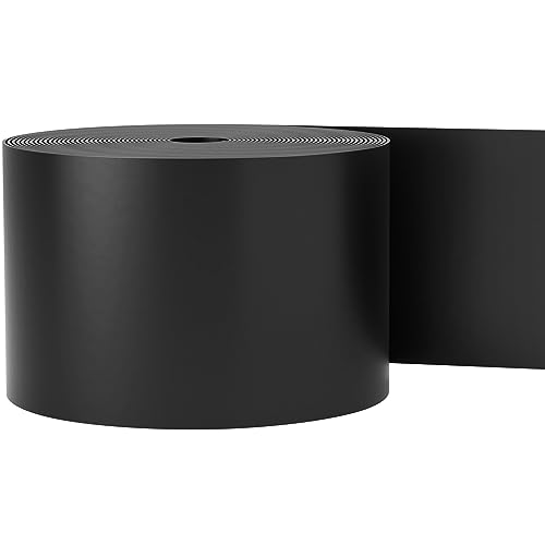 150 ft Black Recycled HDPE Landscape Edging: Flexible 10-inch Deep Bender Board Border for Weed Control & Professional-Looking Garden, Lawn, & Yard Landscaping