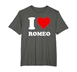Cuore rosso. Amo Romeo Maglietta