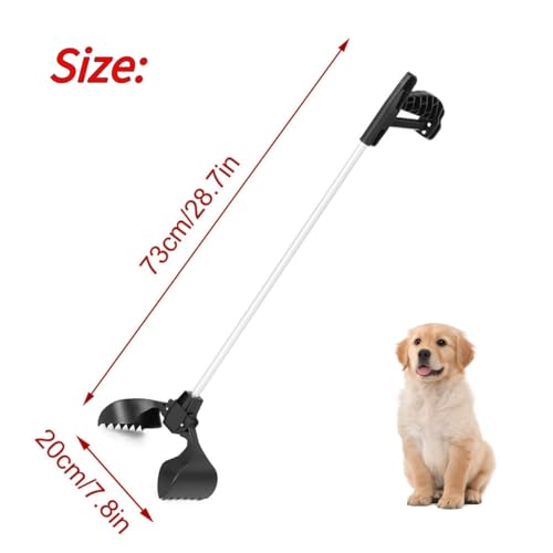 Image of Pooper Scooper for Dogs Heavy Duty, Pet Dog Pooper Scooper for Grass Gravel Pick Up, Pooper Scooper Dog Poop Scooper for Large Dogs Heavy Duty