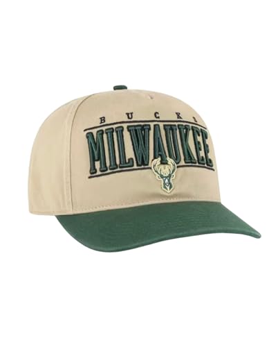 47 Milwaukee Bucks City Line Hitch Adjustable Hat (US Alpha One Size Khaki)