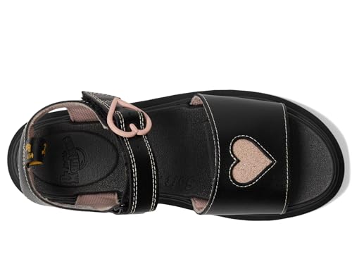Dr. Martens Girl's Marlowe Hearts (Big Kid) Sandal2