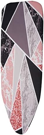 Ironing Board Cover, 140 x 50 cm Marbled Fabric Ironing Board Cover Folding Press for Ironing Fabric