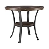 Powell Furniture Franklin Side Table, Small, Brown