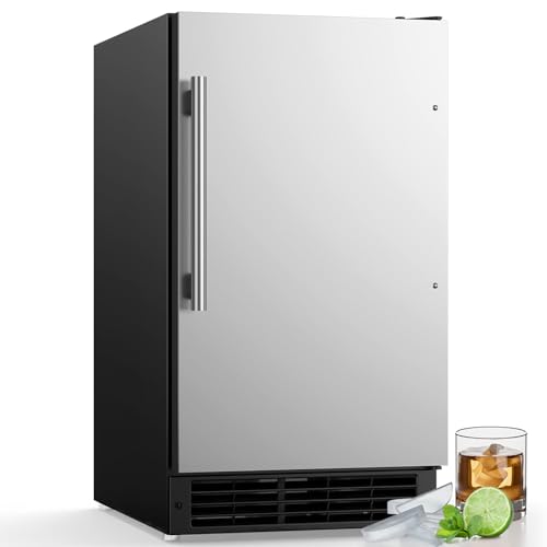 COTLIN Drainless Ice Maker 15' W with 22LBS Storage Bin, Free-Standing Under Counter Ice Maker Cabinet Ready, Crescent Ice for Home, No Drain Required, ETL Approved, 2026 Upgraded