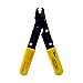 Miller FO 103-T-250-J Series Three-Hole Fiber Optic Stripper for Working Technicians, Electricians, Installers, V-Shaped Opening, Safe Cable-Splicing Tool, Easily Portable Wire Stripper, 2.5 Ounces