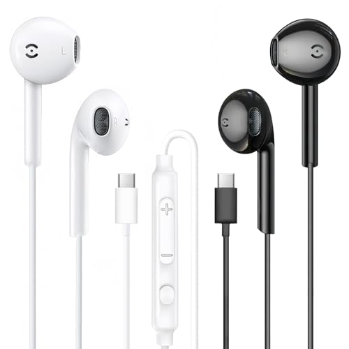 Massima Compatibilità: Le nostre cuffie tipo C sono compatibili con Apple iPhone, Samsung Galaxy, Google Pixel, Xiaomi Redmi, Huawei Honor, OPPO, Vivo e molti altri.