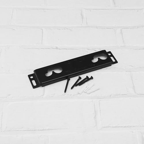 Soporte de pared negro para barra de sonido evita caídas de altavoces 7