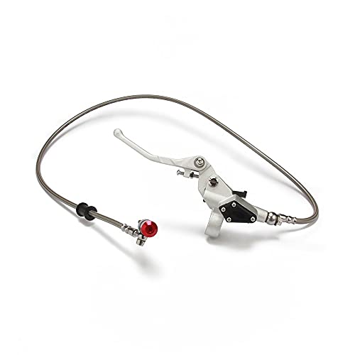 Hydraulische koppelingshendel voor motorfiets, 1200 mm, hoofdremcilinderhendel, hydraulische rempomp voor 125 cc, 250 cc, Dirt Pit Bike Motorfiets (zilver) - Image 3