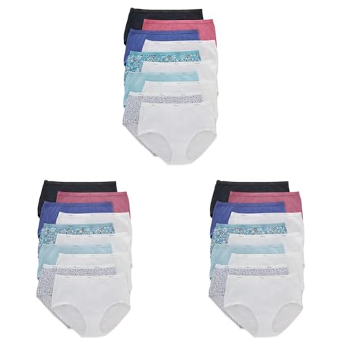 Hanes womens Cotton briefs underwear, 10 Pack...