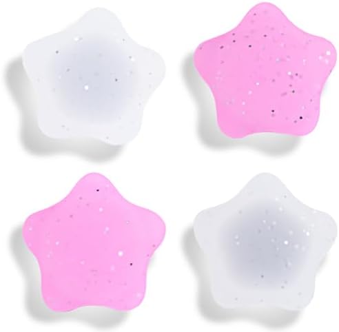 NANANINO Tapas de silicona Joycon para pulgar, tapas suaves para joystick compatibles con Nintendo SwitchOLEDSwitch Lite, 4 unidades, estrellas