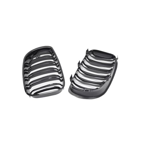 Grille de calandre double ligne noir brillant pour BMW Série 1 E81 E82 E87 E88 2008-2013 - 5