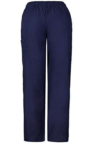 MedPro Women's Printed Medical Scrub Set Mock Wrap Top and Pants Green Blue XS