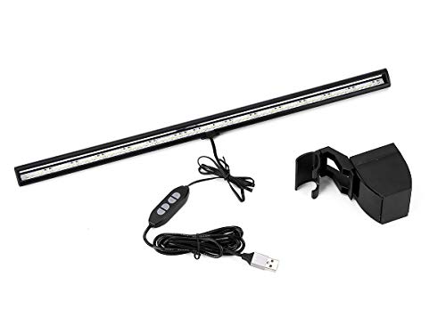 LEDLUX JF0182 Barra Lampada Led Per Monitor Schermo PC Computer TV Notebook 5V USB CCT Dimmerabile Design Asimmetrico Protezione Occhi Regolabile