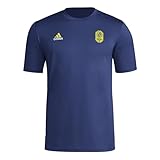 adidas Men's Nashville Soccer Club MLS Short Sleeve T-Shirt, Navy Blue Small Logo, Medium