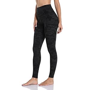 HeyNuts Essential/Workout Pro Full Length Yoga Leggings, Women’s High Waisted Workout Compression Pants 28”