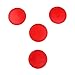 Paquete de 4 Piezas Rojo Air Hockey Pucks Accesorios de Reemplazo Tres Tamaños para Elegir - 51mm