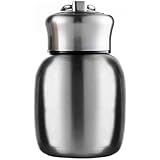 Kwueiitミニマグボトル ステンレス 水筒 真空断熱 保温保冷 可愛い スポーツボトル 持ち運び便利 コカコーラボトル 200ml/280ml 直飲み 広口 (原色,200ml)