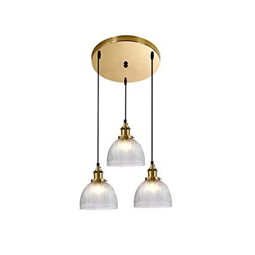 Cuisine île pendentif lumière E27 lustre à suspendre 3 lampes pour couloir - 2