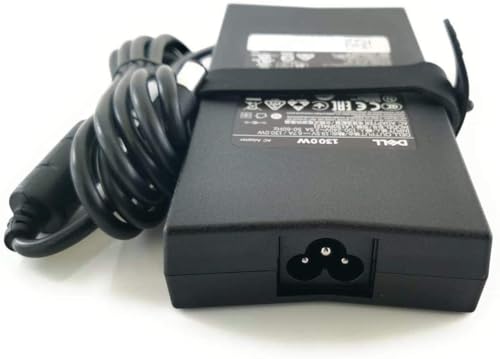 Image of Dell 130W 19.5V 6.7Amp Adapter 7.4mm Laptop Charger Adapter XPS 15 Laptops, Black - Without Power Cord