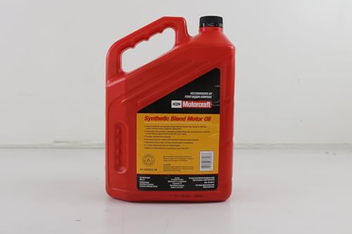 Genuine Ford Fluid XO-5W20-5QSP SAE 5W-20 Premium Synthetic Blend Motor Oil - 5 Quart Jug