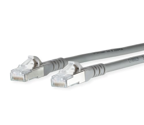 METZ CONNECT Cordon de brassage Cat.6A AWG 26, gris, 10 m