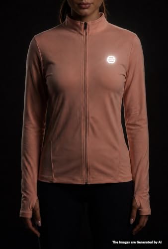 Image of PUMP'D Women's Jacket | Slim Fit | Thumb Hole Open Sleeve | With zipper | Perfect for workout