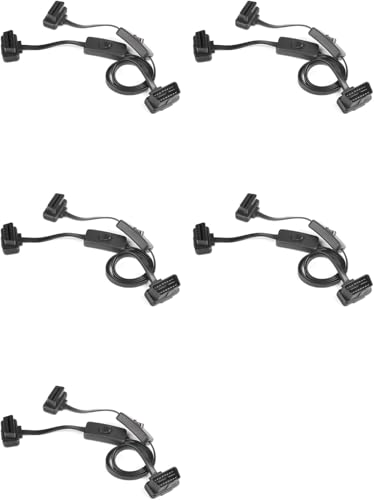 5X ���� 60CM OBD2 16 �s���A�X�C�b�`�����P�[�u���t���A�t���b�g ���C�� �A�_�v�^�A 1 �I�X - 2 ���X OBD 16 �s���ϊ��v���O���悤��������