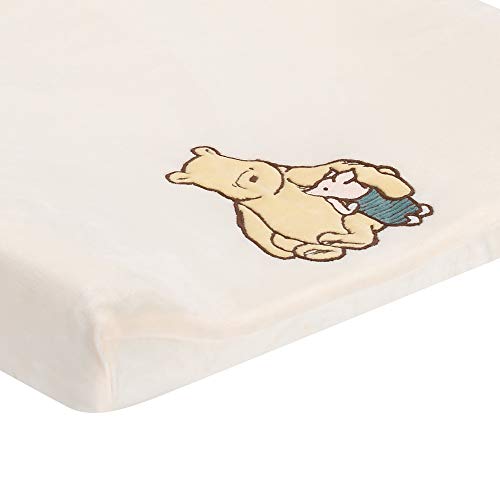 Lambs & Ivy 830050 Disney Baby Storytime Pooh Soft Creamy White Changing Pad Cover thumb #1