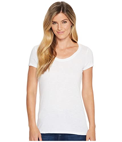 U.S. Polo Assn. womens Scoop Neck Solid T-shirt