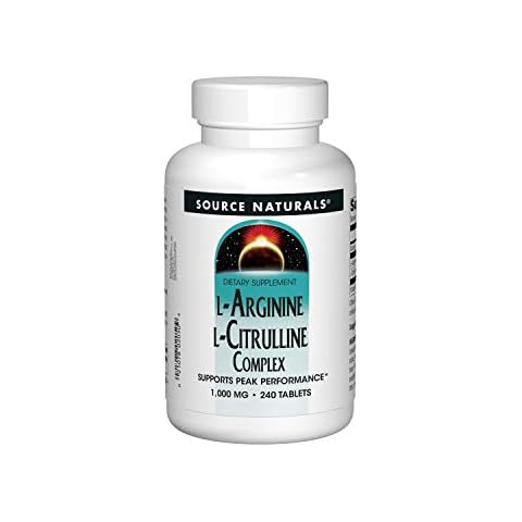 Source Naturals L-Arginine L-Citrulline Complex Supplement - 240 Tablets Cover