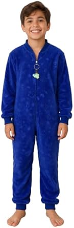 Pijama Macacão Super Soft Quentinho Infantil ziper frontal