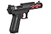 Lancer Tactical Polymer Lightweight Full Auto/Semi Gas Blowback Airsoft Pistol w/Red Dot Mount Plate (Tandemkross Cthulhu) (Black/Red)