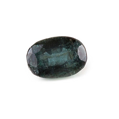 Émeraude zambienne naturelle verte ovale en vrac 4.28 ct pour fabrication bijoux