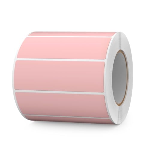 Étiquettes écriture marqueur roses 76x25 mm imperméables pour trier sans erreur