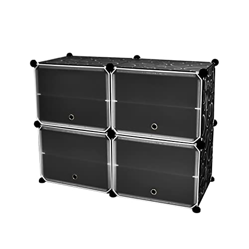 Funny Foal Portable Shoe Rack 16 Pairs Organizer Shoe Organizer Expandable Shoe Storage Cabinet Narrow Standing Stackable Space Saver Shoe Rack For Entryway Transparent Door Shelving For Store Shoes #TOP5