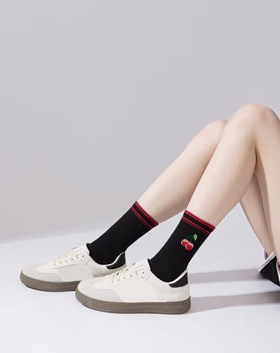 Image of Yawlsow Pilates Grip Socks for Women Yoga Grippy Socks Cute Barre Non Skid Athletic Crew Sticky Sock Workout Hospital