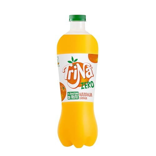 Trina Naranja Zero, Refresco Sin Azúcares añadidos, Bebida sin Gas - Botella, Pack 6 x 1,5 L