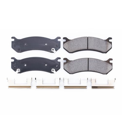 Image of PowerStop Front Brake Pads for Cadillac Escalade 2002-06 |Escalade ESV 2003-06 |Escalade EXT 2002-06 |Chevrolet Astro 2003-05 - Z17 Ceramic Brake Pads with Installation Hardware, 17-785