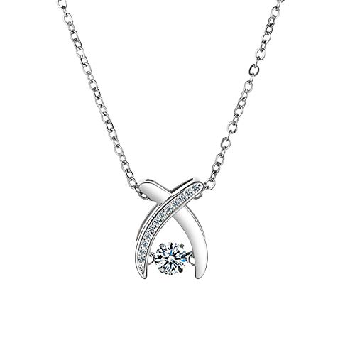 Collier battement de coeur scintillant le cadeau romantique pour femme
