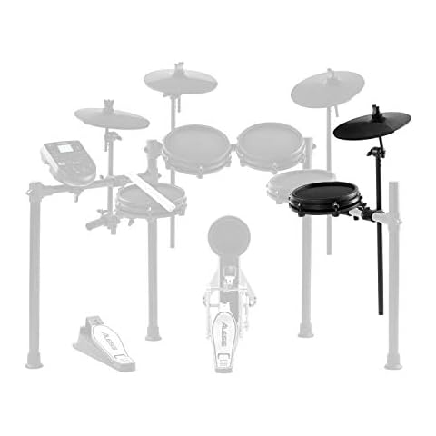 Alesis Drums Nitro Mesh Expansion Pack - Drum Set Expansion for the Nitro Mesh Electric Drum Kit with a Dual Zone Mesh Drum Pad and 10-inch Cymbal Cover