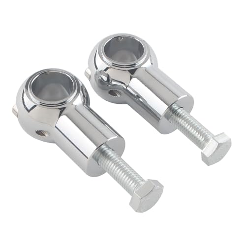 Barre de montée de guidon 2 pouces noire pour moto Harley Davidson