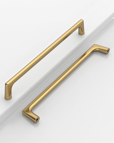 Coinkoly 10 Pack 7-1/2"(192mm) Champagne Bronze Cabinet Pulls Kitchen Cabinet Handles Champagne Hardware for Cabinets Cupboard Drawer