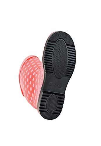MADSea Damen Gummistiefel Ocean High Langschaft, Rot mit weißen Punkten, 38 EU