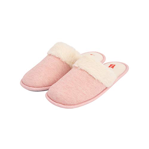 Hanes Womens Superior Comfort Cotton Slip On Scuff Slipper with Memory Foam