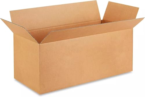 Extra Large Shipping &amp; Moving Boxes 33 x 14 x 14 inches (5-Pack) - Extra Strength 200 lb vs Regular - Corrugated Packing Boxes for USPS/UPS - Large Shipping Box by IDL Packaging