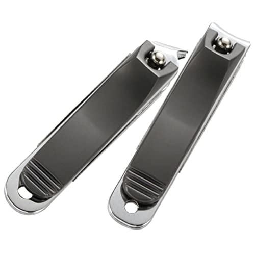 minkissy 2個 ステンレス爪切り nail clippers nail cutter 動物の爪切り 子犬の爪切り メンズグルーミングトリマー 男性爪切り トリム爪切り ステンレス鋼