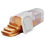 AWAOVV Transparent Bread Box, Plastic Fresh-Keeping Toast Storage Holder with Lid, Bread Crisper Bread Storage Container, Loaf,Toast Storage Container Bread Bin Airtight Bread Bin for Bread