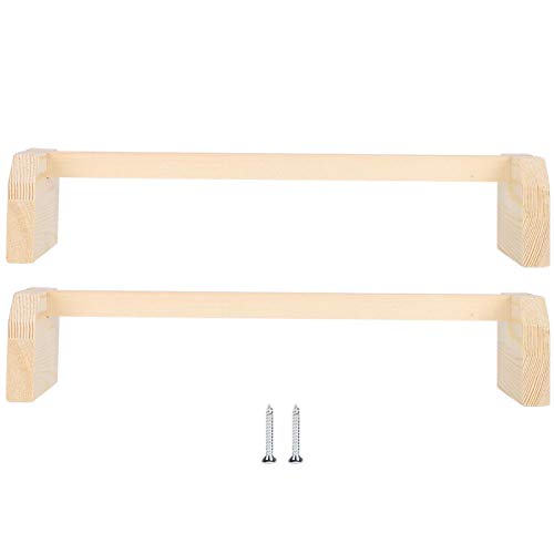 Image of 15.7 x 4.7 x 3.1in Square Pole Safe Wooden Hens Roosting Stand, Large Bird Stand, for Pet Chicken Large Bird