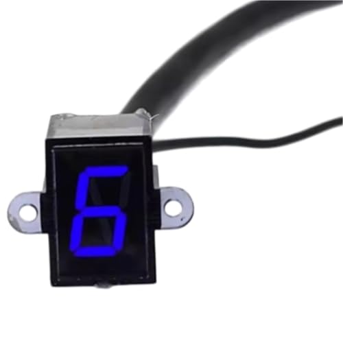 Indicateur de vitesse pour moto LED à 6 rapports avec capteur de levier