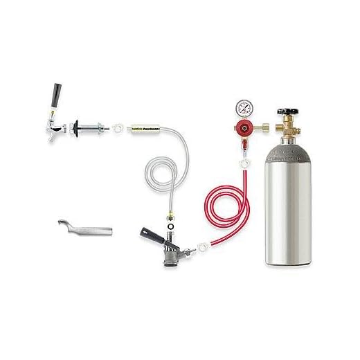 Kegerator Conversion Kit with CO2 Tank (Convert a Refrigerator to a Kegerator)